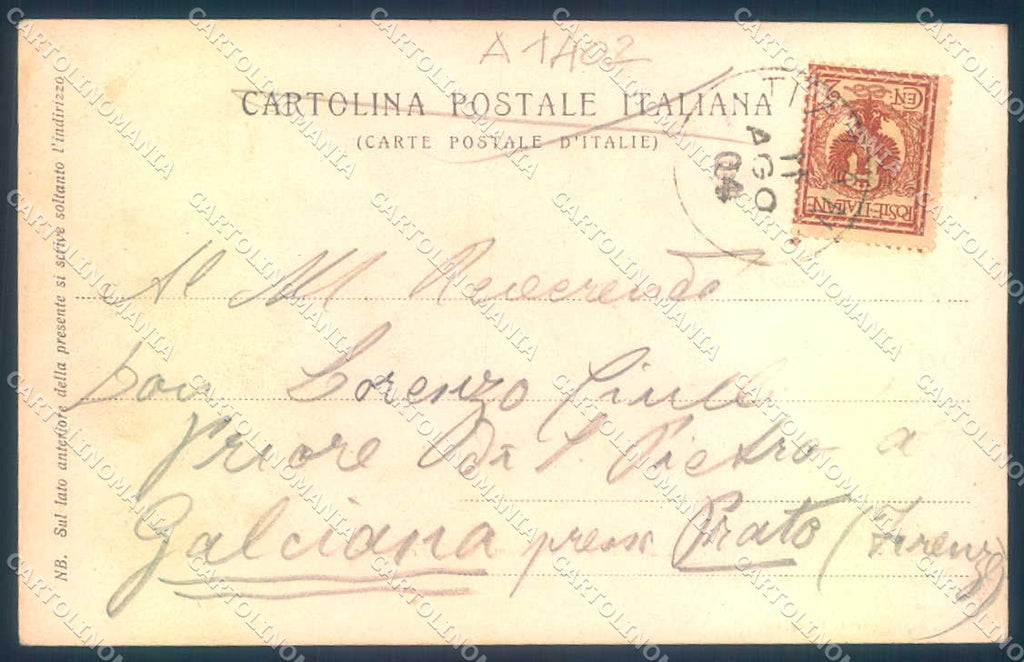 Firenze Fiesole San Domenico cartolina JK0435 – retro