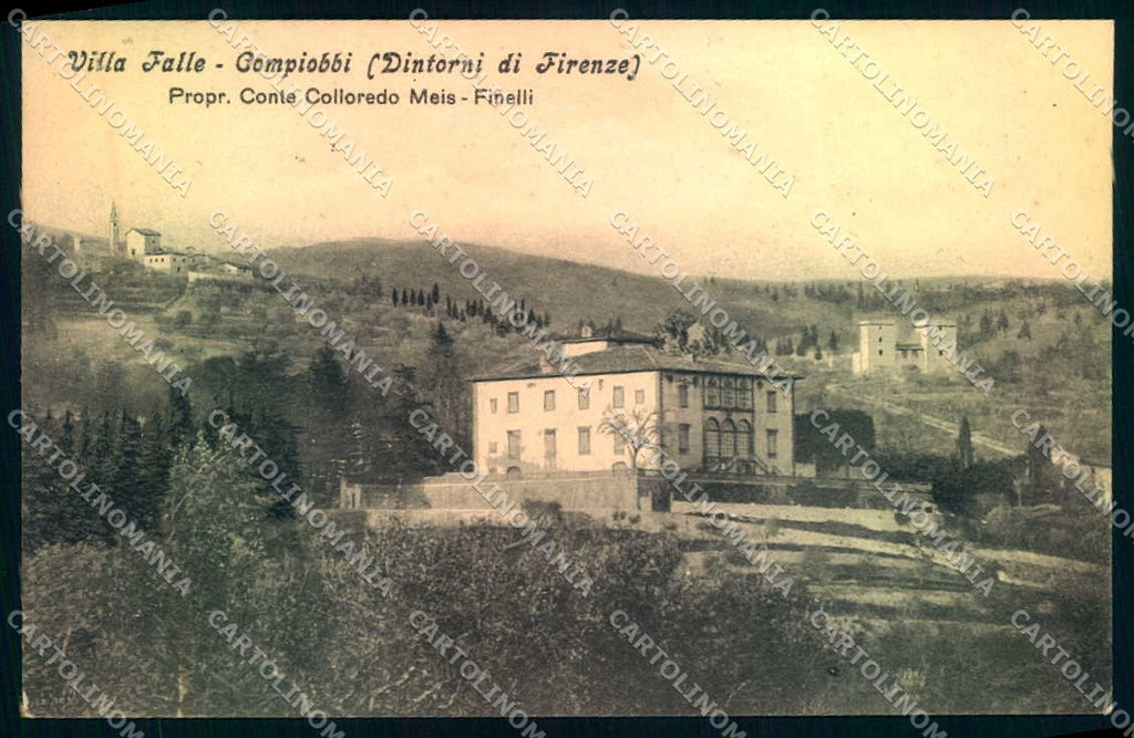 Firenze Campiobbi Villa Falle cartolina JK0439 – fronte
