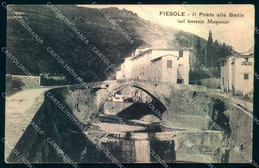 Firenze Fiesole Ponte alla Badia cartolina JK0443 – fronte