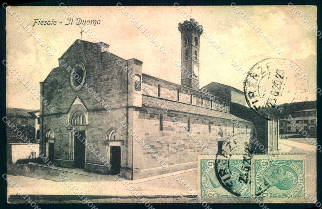 Firenze Fiesole Duomo cartolina JK0445 – fronte