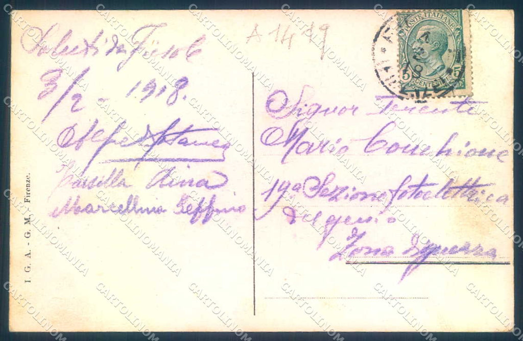 Firenze Fiesole Scavi Monumenti Romani cartolina JK0447 – retro