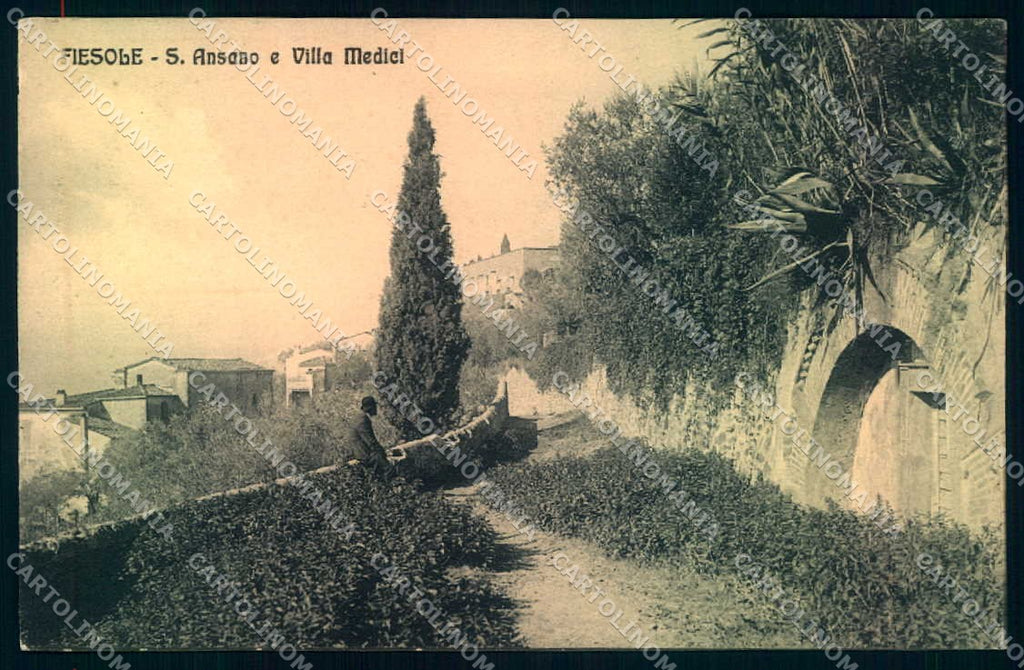 Firenze Fiesole S. Ansano Villa Medici cartolina JK0453 – fronte