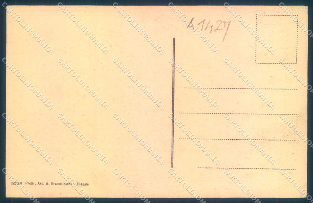 Firenze Fiesole S. Ansano Villa Medici cartolina JK0453 – retro