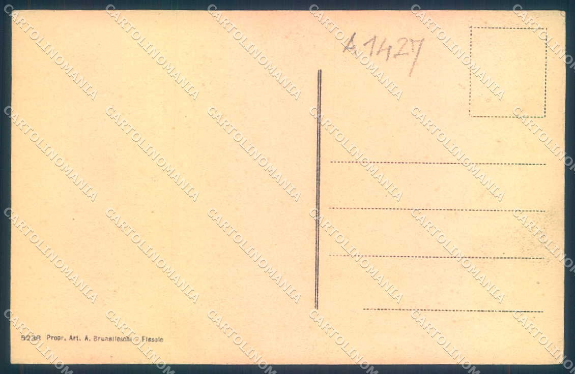 Firenze Fiesole S. Ansano Villa Medici cartolina JK0453 – retro