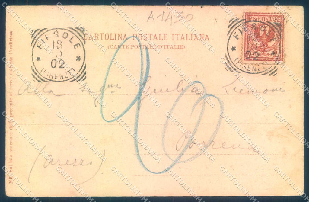 Firenze Fiesole Trabert 133 cartolina JK0456 – retro