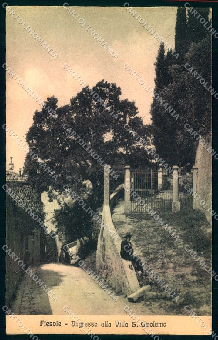 Firenze Fiesole Villa San Girolamo Ingresso Alterocca 88980 cartolina JK0461 – fronte