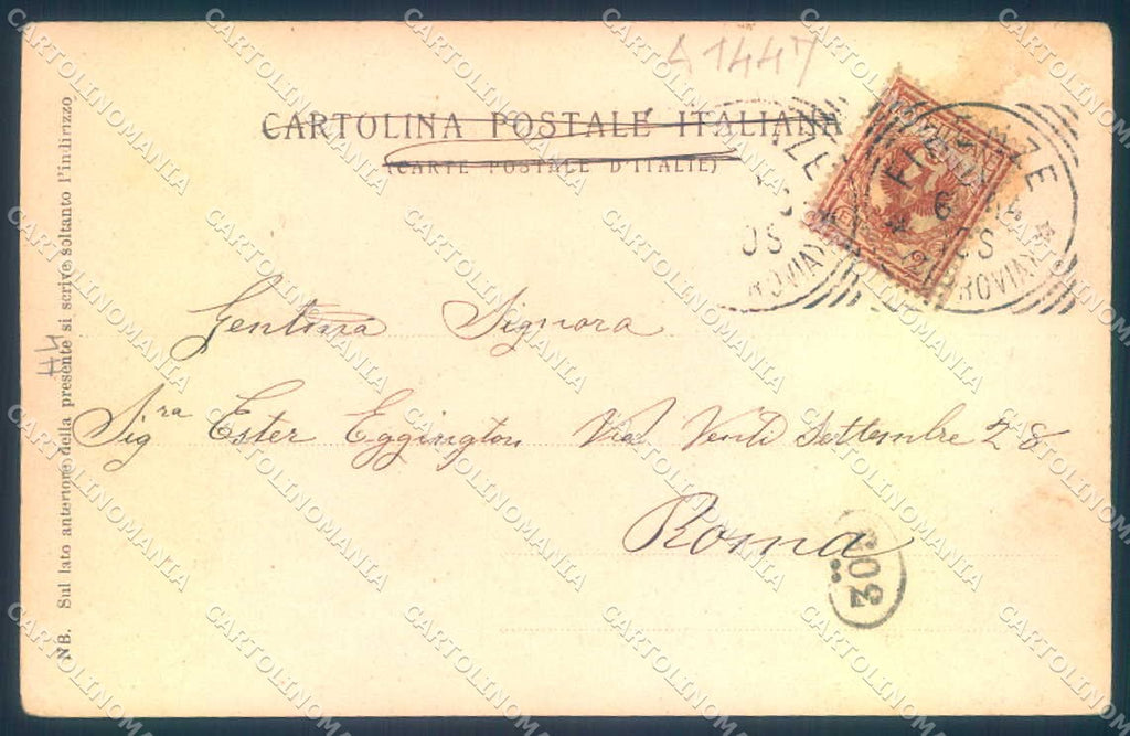 Firenze Fiesole Cava di Monte Ceceri Trabert 115 cartolina JK0470 – retro