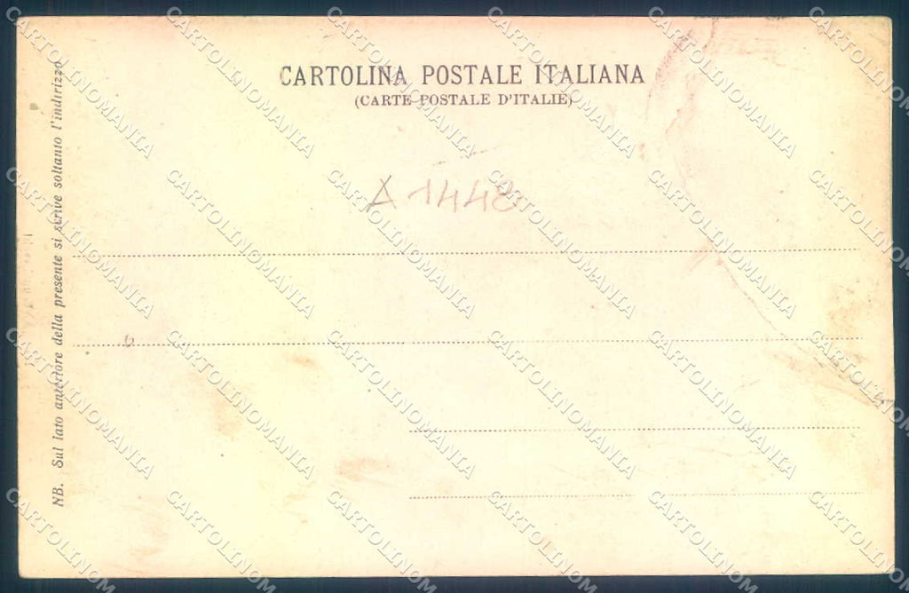Firenze Fiesole Interno Duomo ABRASA cartolina JK0471 – retro