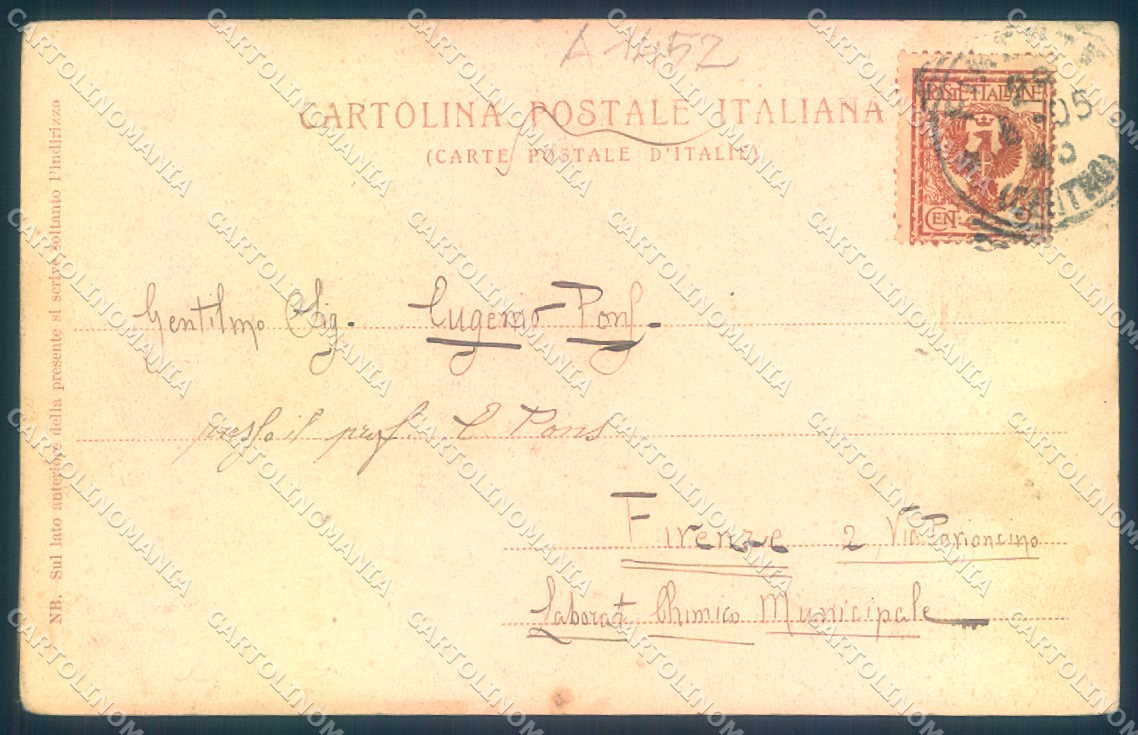 Firenze Fiesole San Francesco Trabert 127 cartolina JK0475 – retro