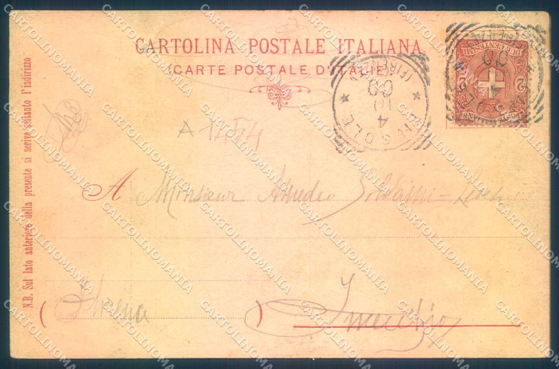 Firenze Fiesole Cava Monte Ceceri STRAPPINO cartolina JK0477 – retro