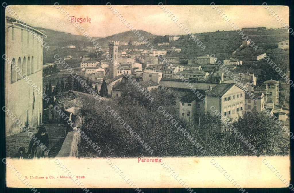 Firenze Fiesole Modiano 9218 cartolina JK0478 – fronte