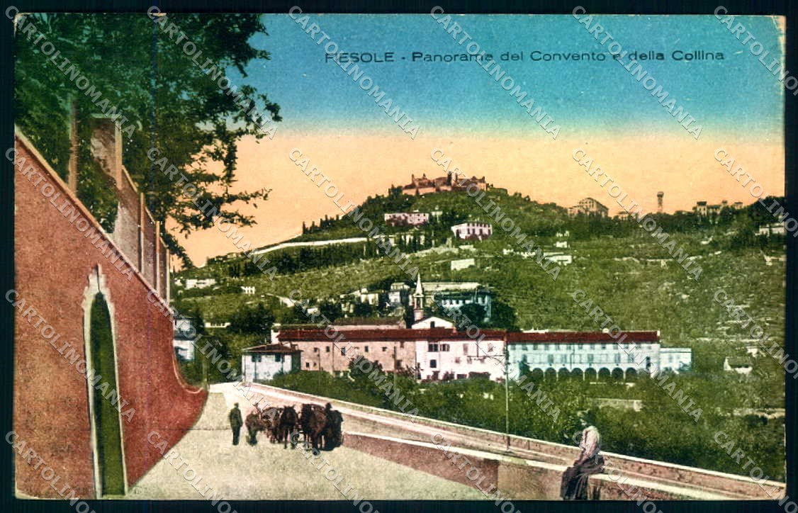 Firenze Fiesole Collina Convento cartolina JK0481 – fronte