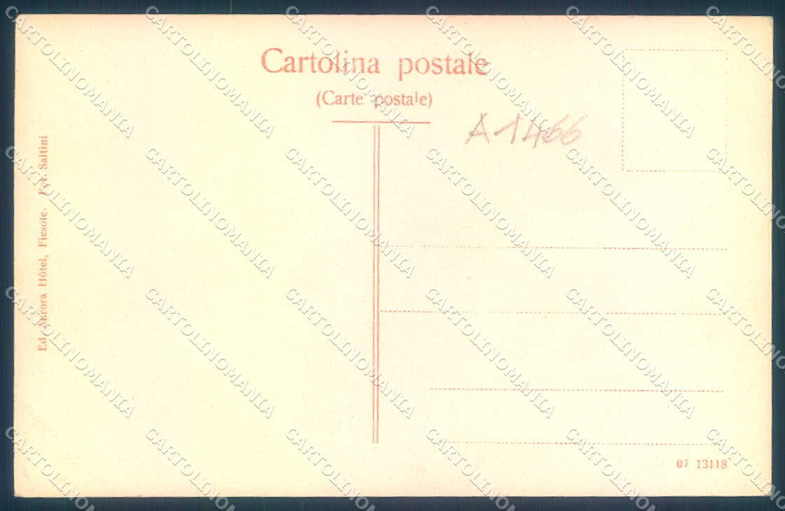 Firenze Fiesole Strada per Fontelucente cartolina JK0486 – retro