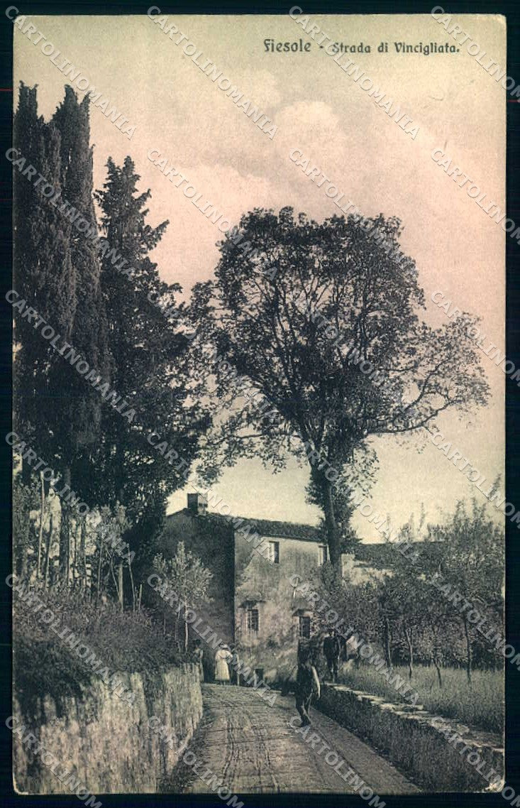 Firenze Fiesole Vincigliata cartolina JK0488 – fronte