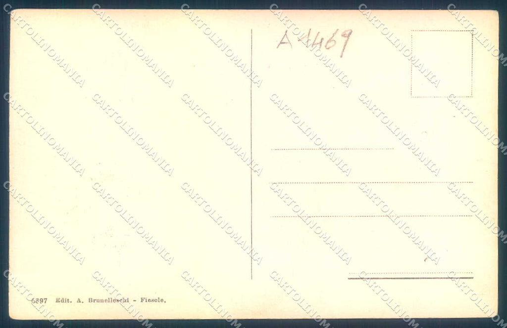 Firenze Fiesole Vincigliata cartolina JK0488 – retro