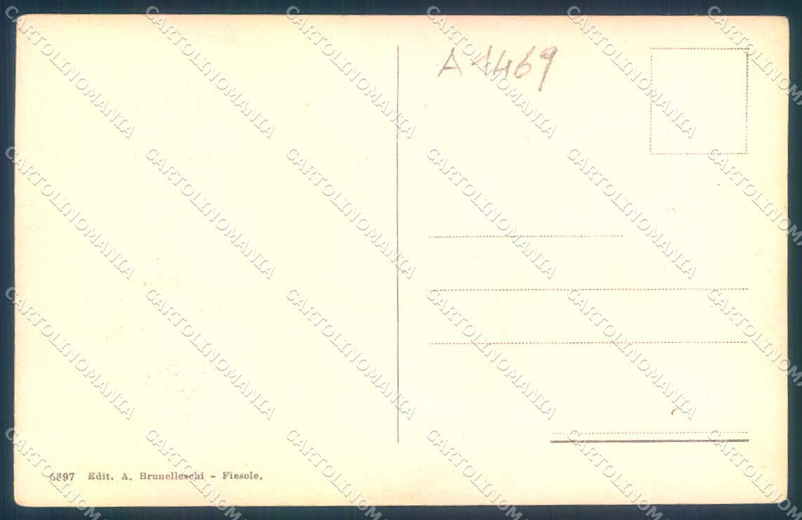 Firenze Fiesole Vincigliata cartolina JK0488 – retro