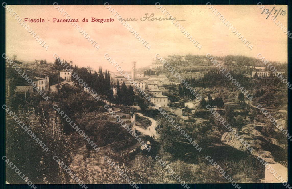 Firenze Fiesole cartolina JK0492 – fronte