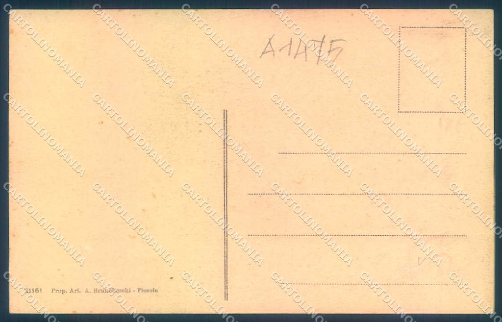 Firenze Fiesole cartolina JK0493 – retro