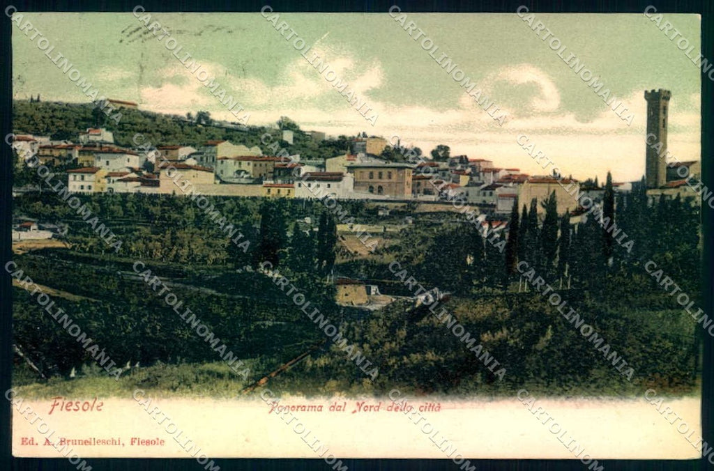Firenze Fiesole cartolina JK0494 – fronte