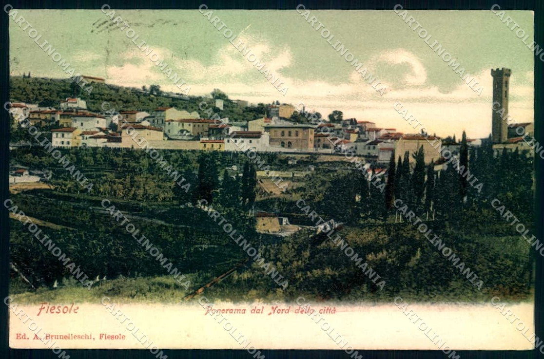 Firenze Fiesole cartolina JK0494 – fronte