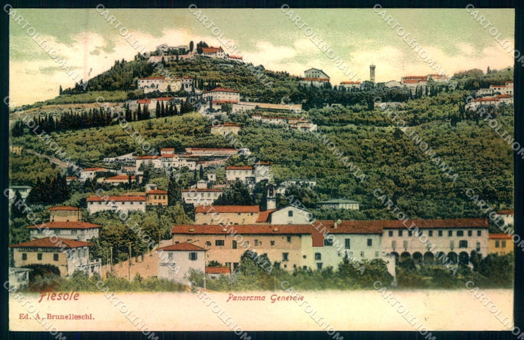Firenze Fiesole cartolina JK0500 – fronte