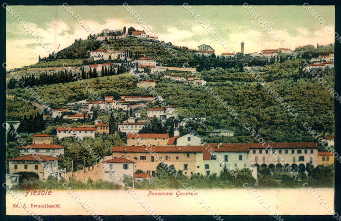 Firenze Fiesole cartolina JK0500 – fronte
