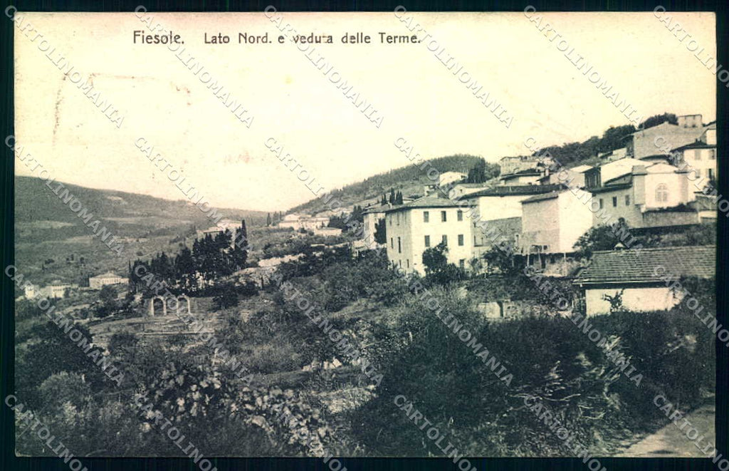 Firenze Fiesole Veduta delle Terme cartolina JK0503 – fronte