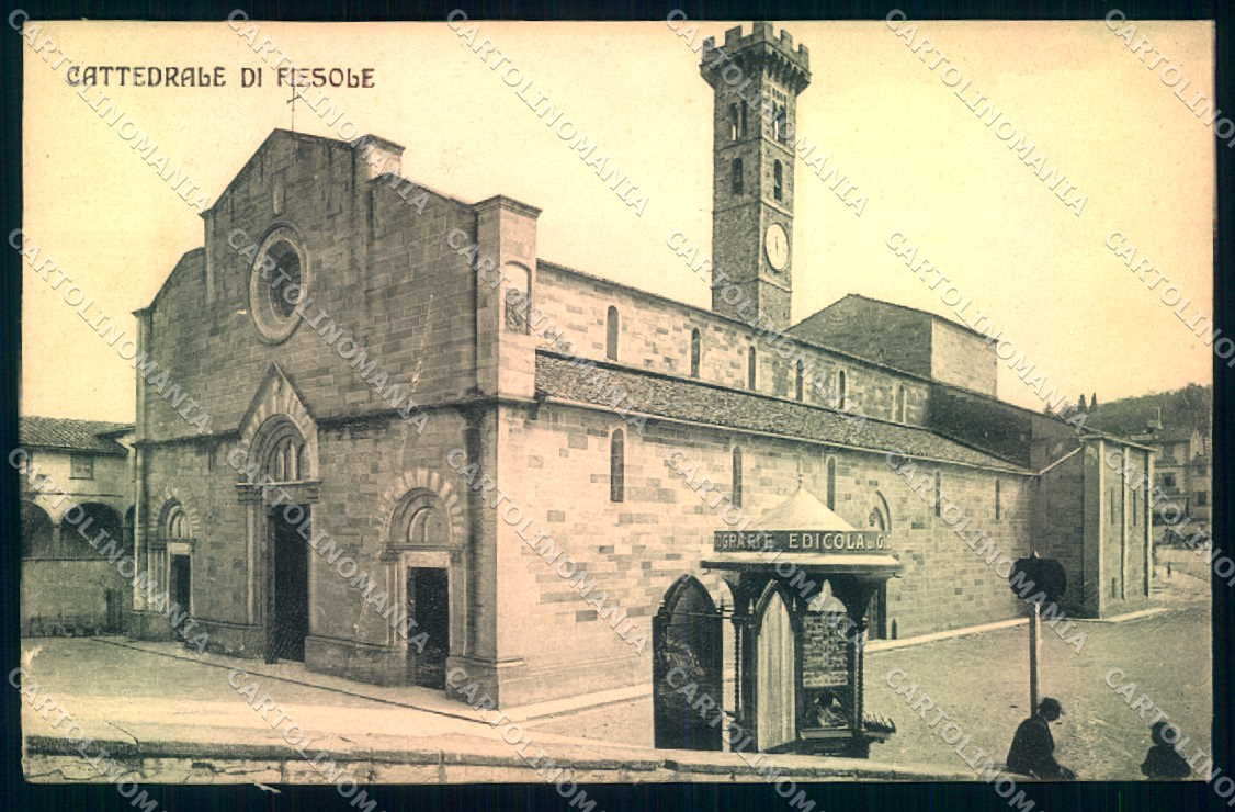 Firenze Fiesole Cattedrale Edicola cartolina JK0507 – fronte