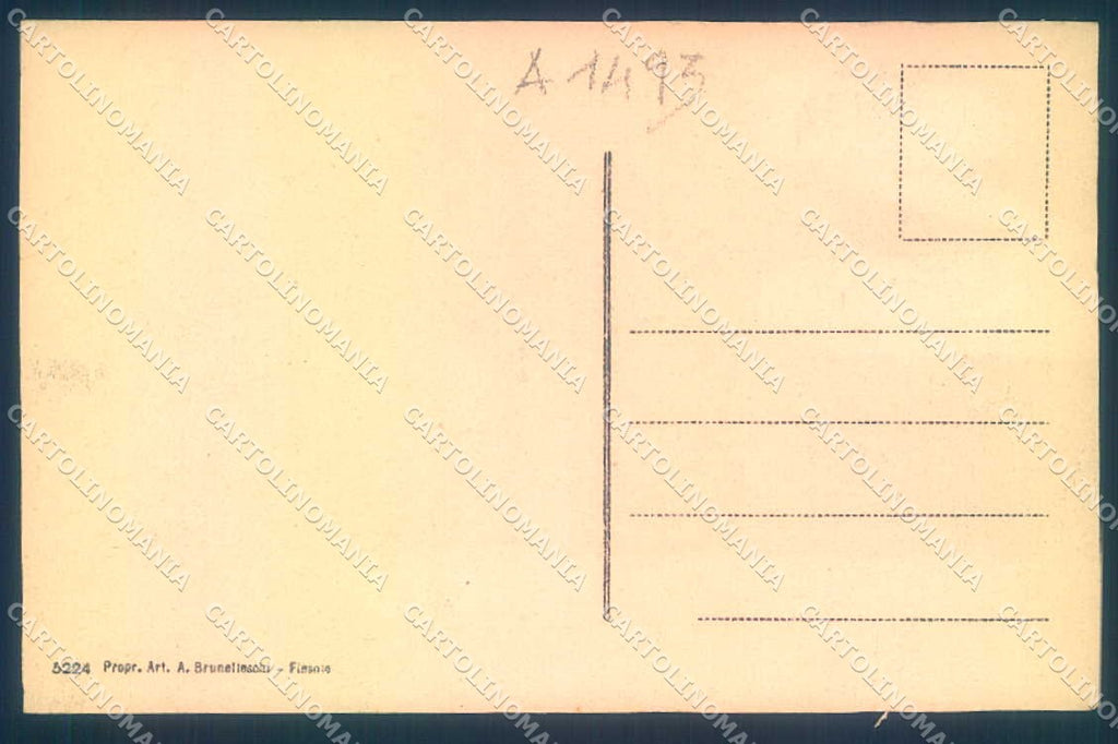 Firenze Fiesole Cattedrale Edicola cartolina JK0507 – retro