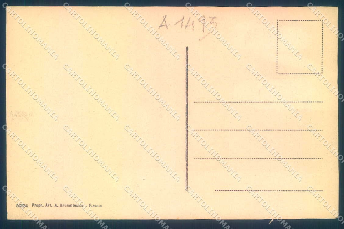 Firenze Fiesole Cattedrale Edicola cartolina JK0507 – retro