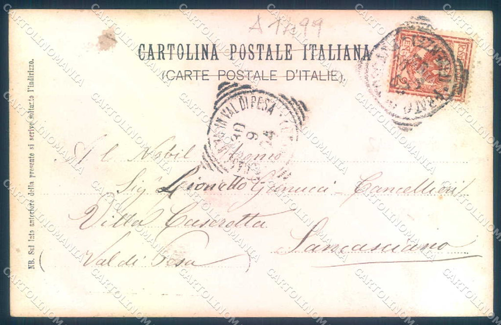Firenze San Casciano ? Foto cartolina JK0512 – retro