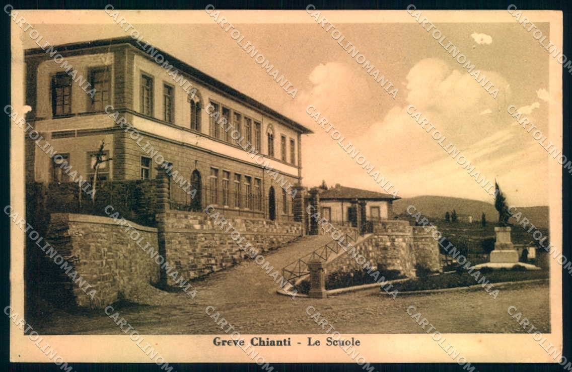 Firenze Greve in Chianti Scuole cartolina JK0514 – fronte