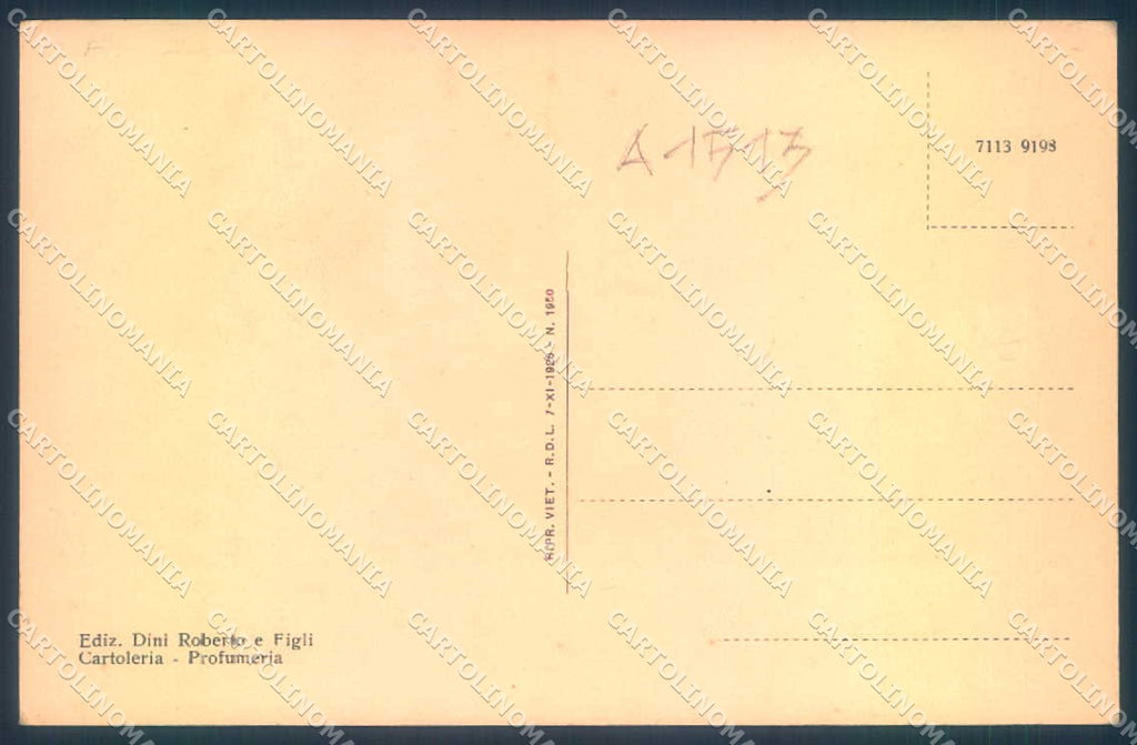 Firenze Greve in Chianti Scuole cartolina JK0514 – retro