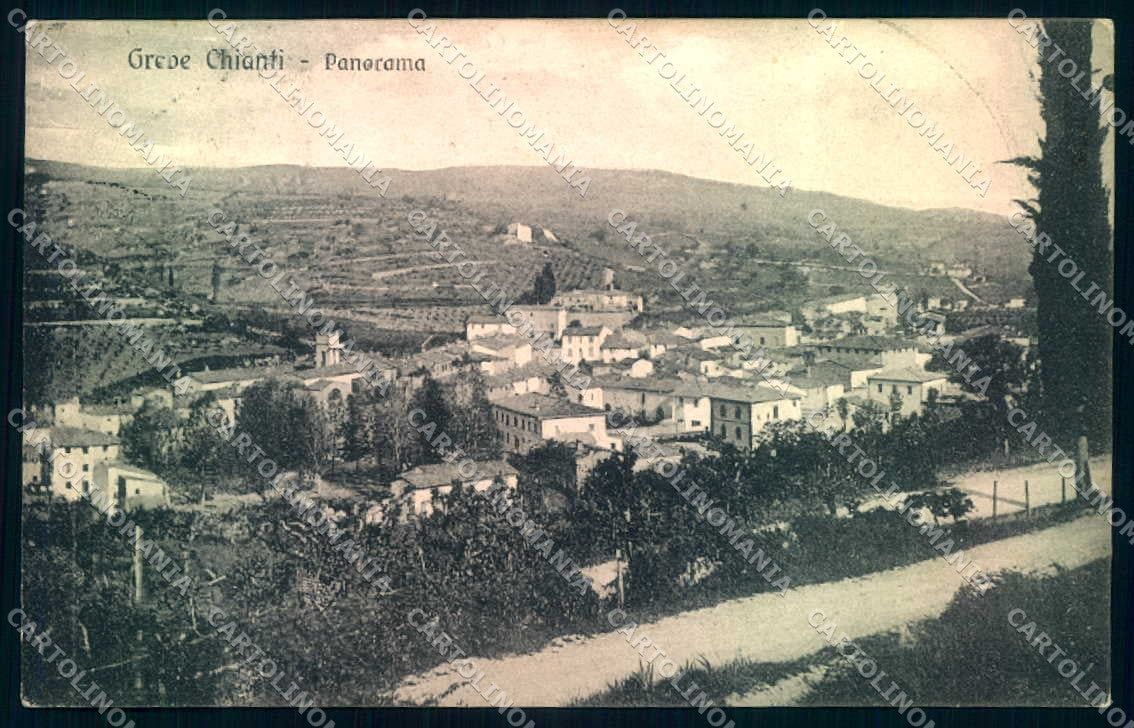 Firenze Greve in Chianti cartolina JK0515 – fronte