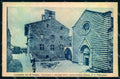 Arezzo Lucignano Chiesa San Francesco Municipio cartolina JK0520 – fronte