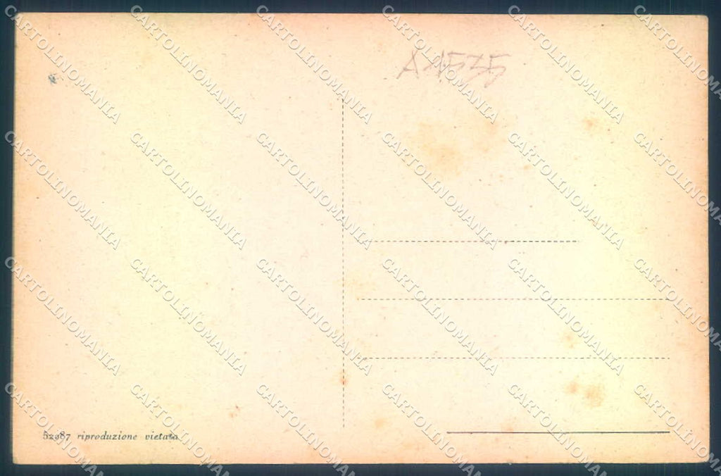 Arezzo Lucignano Chiesa San Francesco Municipio cartolina JK0520 – retro