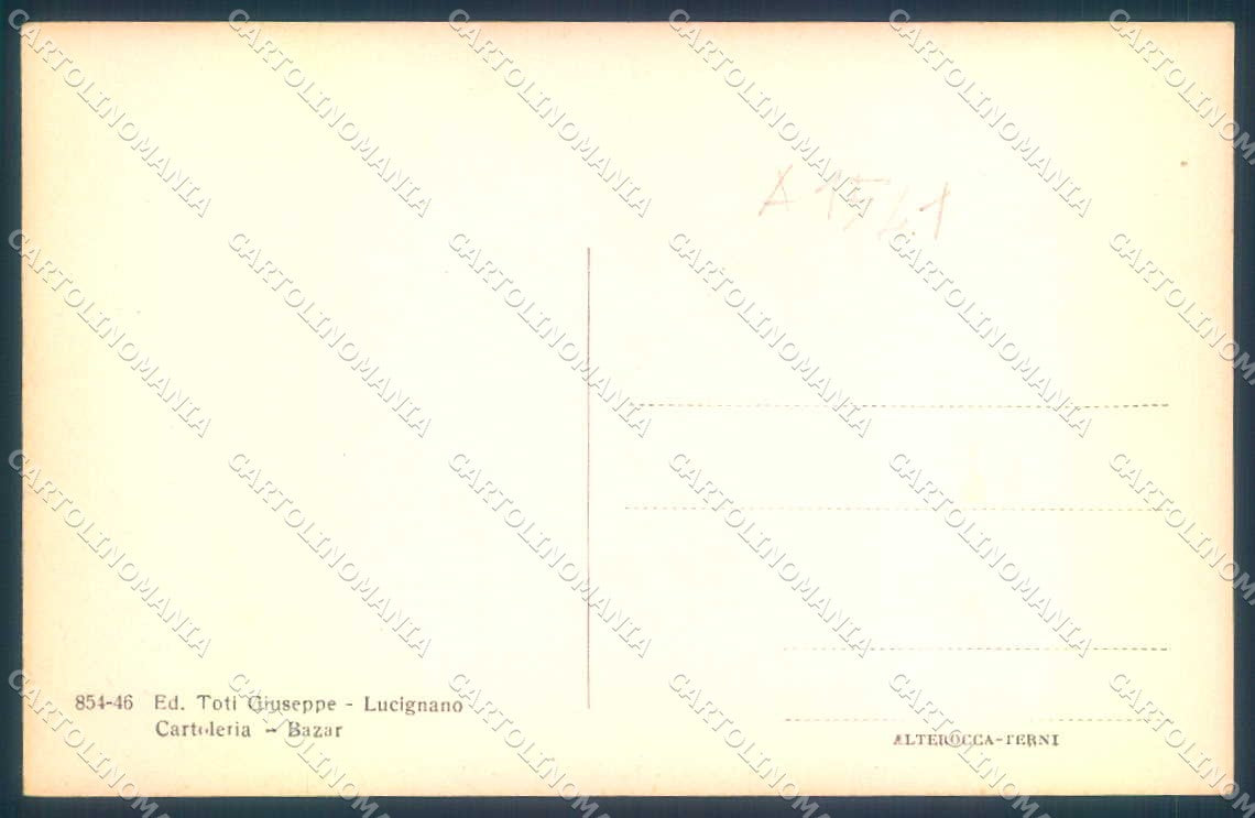 Arezzo Lucignano Chiesa Antica Torre Banda Alterocca 854-46 cartolina JK0522 – retro