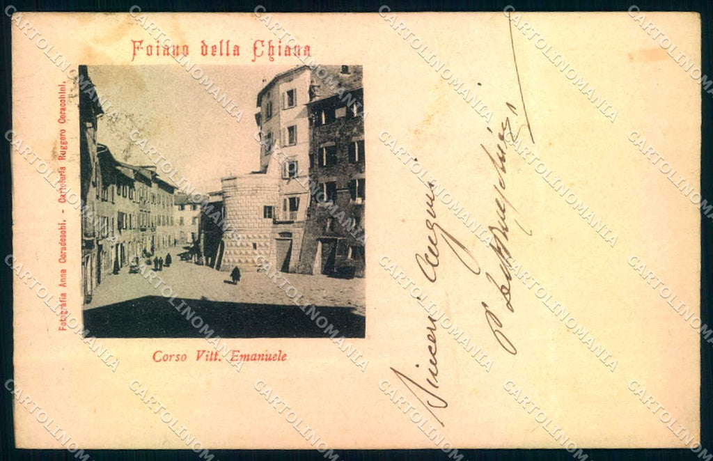 Arezzo Foiano della Chiana Corso Vittorio Emanuele cartolina JK0524 – fronte