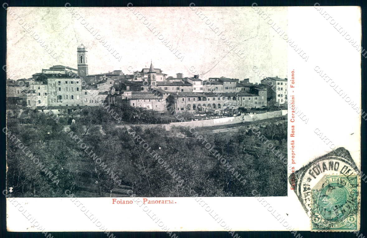 Arezzo Foiano della Chiana cartolina JK0526 – fronte