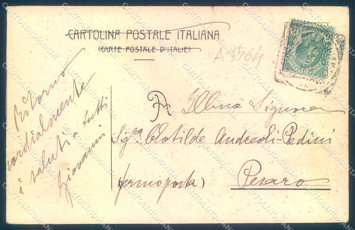 Arezzo Foiano della Chiana Viale San Francesco cartolina JK0532 – retro