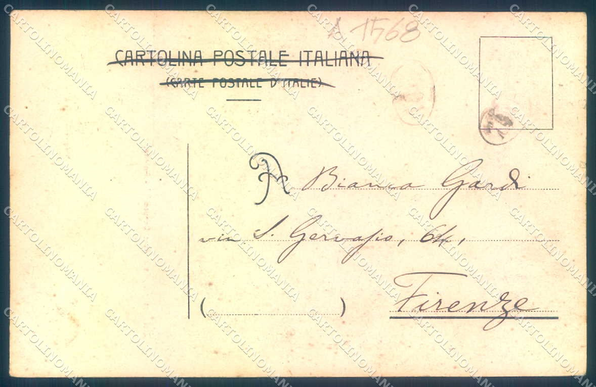 Arezzo Foiano della Chiana Viale San Francesco cartolina JK0536 – retro