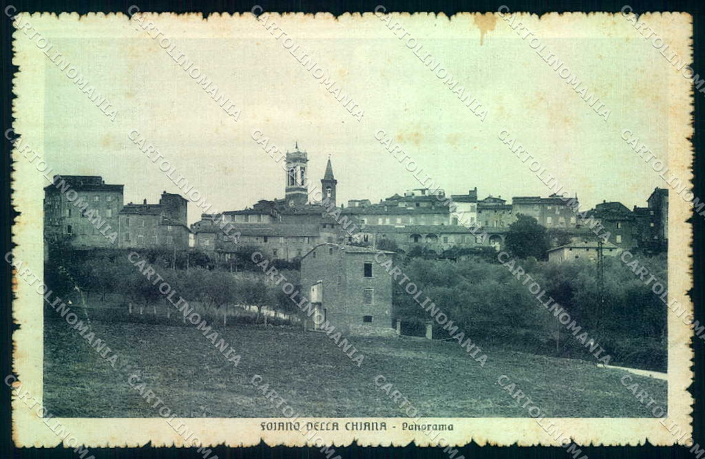 Arezzo Foiano della Chiana PIEGA cartolina JK0538 – fronte