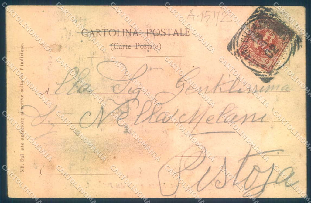 Arezzo Foiano della Chiana Via Vittorio Emanuele cartolina JK0539 – retro