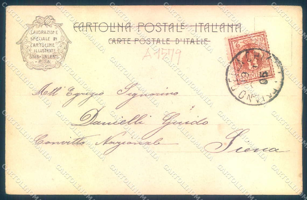 Arezzo Foiano della Chiana Corso Vittorio Emanuele II cartolina JK0542 – retro