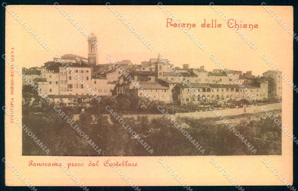 Arezzo Foiano della Chiana cartolina JK0543 – fronte