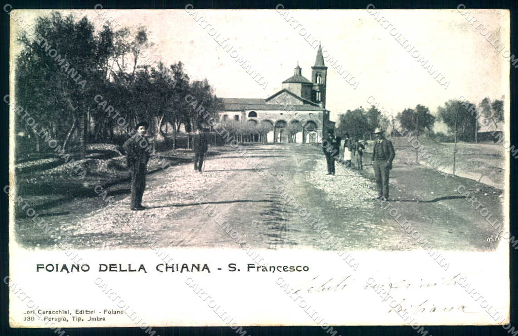 Arezzo Foiano della Chiana San Francesco Chiesa cartolina JK0545 – fronte