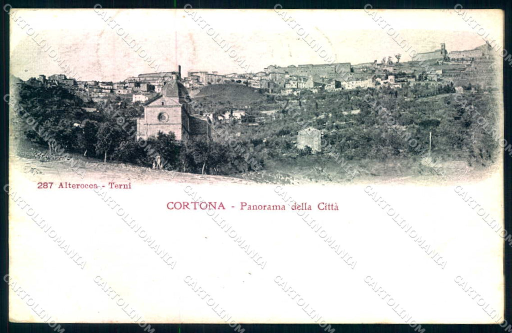 Arezzo Cortona Alterocca 287 cartolina JK0554 – fronte