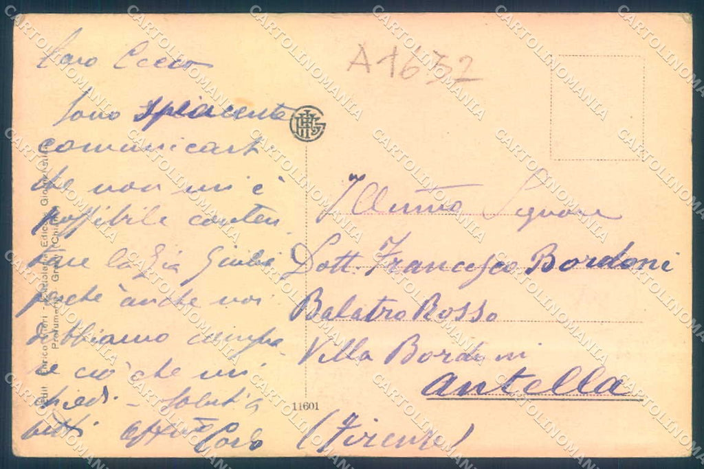 Firenze Greve in Chianti Castello Municipio saluti da cartolina JK0556 – retro