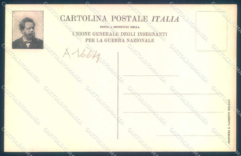 Firenze Fucecchio Propaganda Carducci cartolina JK0565 – retro