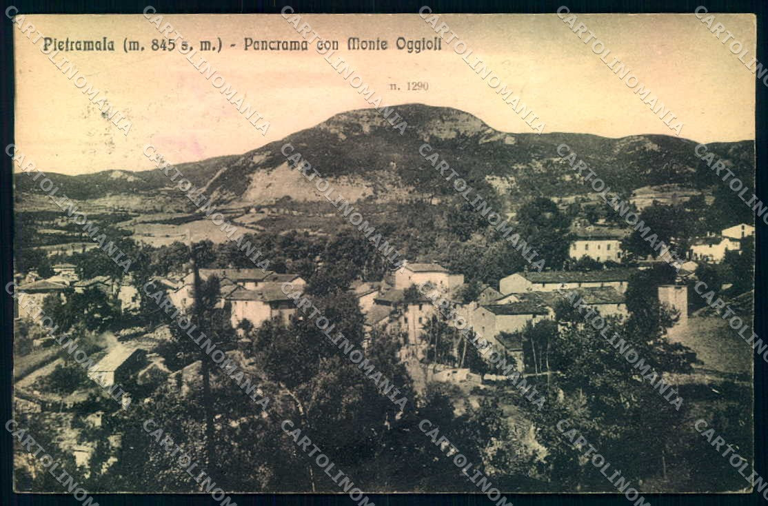 Firenze Pietramala Monte Oggioli RETRO BIANCO cartolina JK0566 – fronte